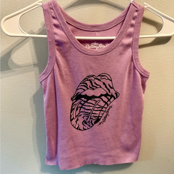Rolling Stones Cropped Tank - Picture 1 of 8